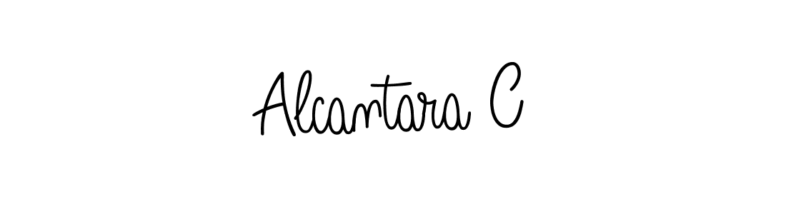 Alcantara C stylish signature style. Best Handwritten Sign (Angelique-Rose-font-FFP) for my name. Handwritten Signature Collection Ideas for my name Alcantara C. Alcantara C signature style 5 images and pictures png