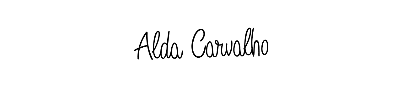 Alda Carvalho stylish signature style. Best Handwritten Sign (Angelique-Rose-font-FFP) for my name. Handwritten Signature Collection Ideas for my name Alda Carvalho. Alda Carvalho signature style 5 images and pictures png