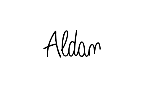 Aldan stylish signature style. Best Handwritten Sign (Angelique-Rose-font-FFP) for my name. Handwritten Signature Collection Ideas for my name Aldan. Aldan signature style 5 images and pictures png