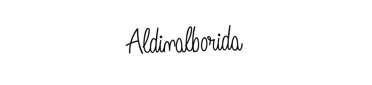 The best way (Angelique-Rose-font-FFP) to make a short signature is to pick only two or three words in your name. The name Aldinalborida include a total of six letters. For converting this name. Aldinalborida signature style 5 images and pictures png