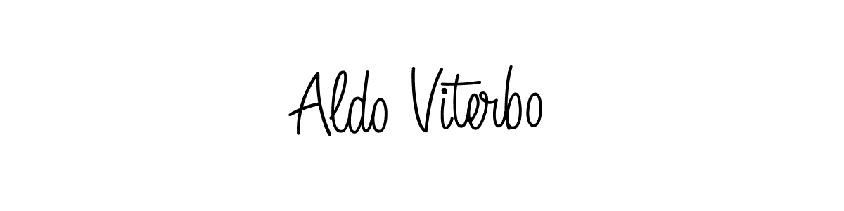 You can use this online signature creator to create a handwritten signature for the name Aldo Viterbo. This is the best online autograph maker. Aldo Viterbo signature style 5 images and pictures png