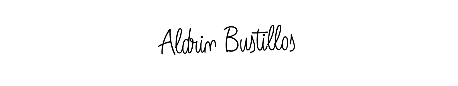 How to make Aldrin Bustillos name signature. Use Angelique-Rose-font-FFP style for creating short signs online. This is the latest handwritten sign. Aldrin Bustillos signature style 5 images and pictures png