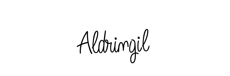 The best way (Angelique-Rose-font-FFP) to make a short signature is to pick only two or three words in your name. The name Aldringil include a total of six letters. For converting this name. Aldringil signature style 5 images and pictures png