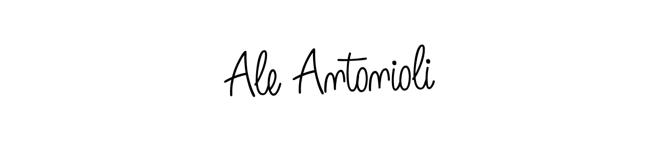 Ale Antonioli stylish signature style. Best Handwritten Sign (Angelique-Rose-font-FFP) for my name. Handwritten Signature Collection Ideas for my name Ale Antonioli. Ale Antonioli signature style 5 images and pictures png