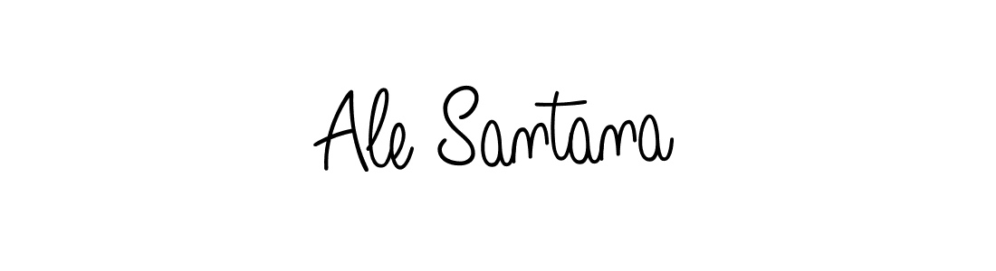 How to Draw Ale Santana signature style? Angelique-Rose-font-FFP is a latest design signature styles for name Ale Santana. Ale Santana signature style 5 images and pictures png