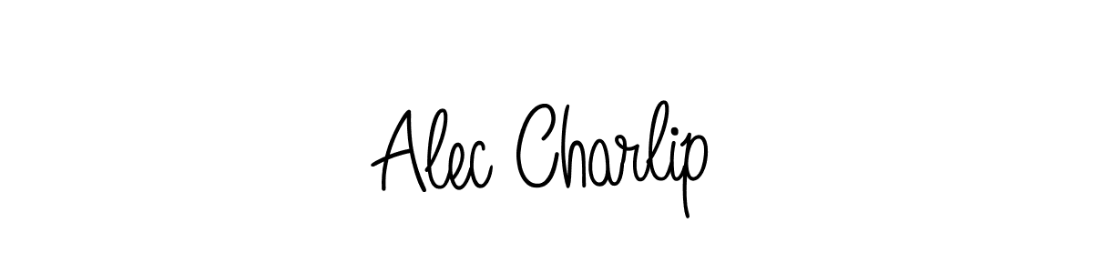 Make a beautiful signature design for name Alec Charlip. With this signature (Angelique-Rose-font-FFP) style, you can create a handwritten signature for free. Alec Charlip signature style 5 images and pictures png