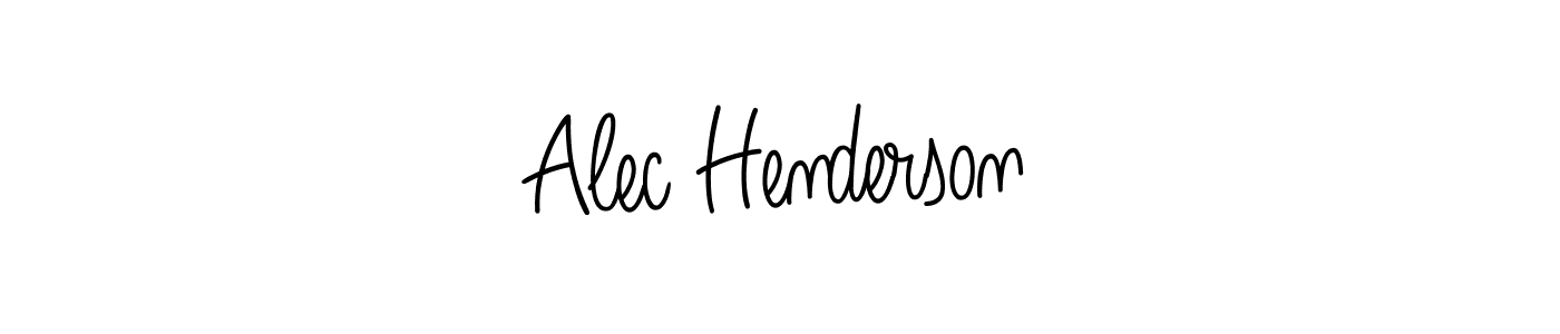 Angelique-Rose-font-FFP is a professional signature style that is perfect for those who want to add a touch of class to their signature. It is also a great choice for those who want to make their signature more unique. Get Alec Henderson name to fancy signature for free. Alec Henderson signature style 5 images and pictures png