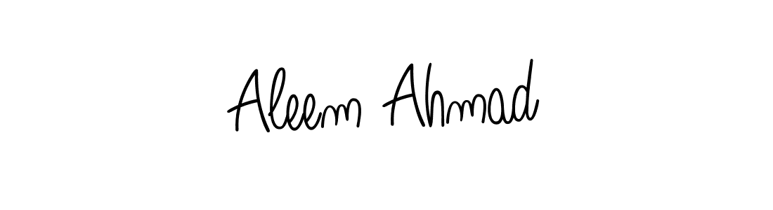 This is the best signature style for the Aleem Ahmad name. Also you like these signature font (Angelique-Rose-font-FFP). Mix name signature. Aleem Ahmad signature style 5 images and pictures png