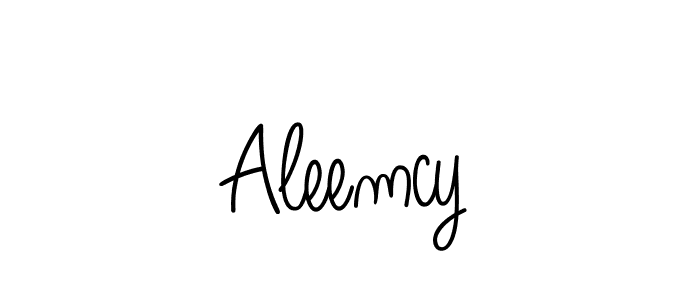 How to make Aleemcy name signature. Use Angelique-Rose-font-FFP style for creating short signs online. This is the latest handwritten sign. Aleemcy signature style 5 images and pictures png