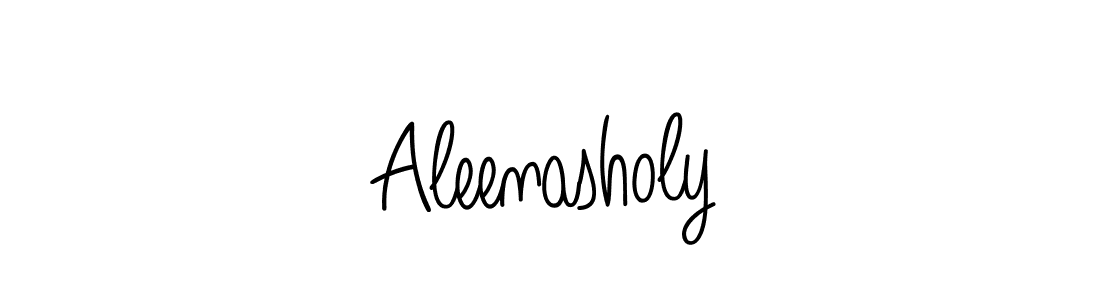 if you are searching for the best signature style for your name Aleenasholy. so please give up your signature search. here we have designed multiple signature styles  using Angelique-Rose-font-FFP. Aleenasholy signature style 5 images and pictures png