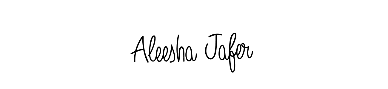Aleesha Jafer stylish signature style. Best Handwritten Sign (Angelique-Rose-font-FFP) for my name. Handwritten Signature Collection Ideas for my name Aleesha Jafer. Aleesha Jafer signature style 5 images and pictures png