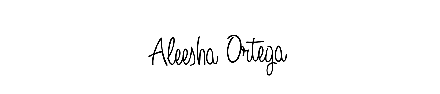 Create a beautiful signature design for name Aleesha Ortega. With this signature (Angelique-Rose-font-FFP) fonts, you can make a handwritten signature for free. Aleesha Ortega signature style 5 images and pictures png