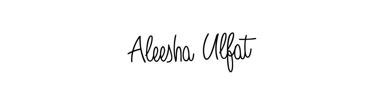 How to make Aleesha Ulfat signature? Angelique-Rose-font-FFP is a professional autograph style. Create handwritten signature for Aleesha Ulfat name. Aleesha Ulfat signature style 5 images and pictures png