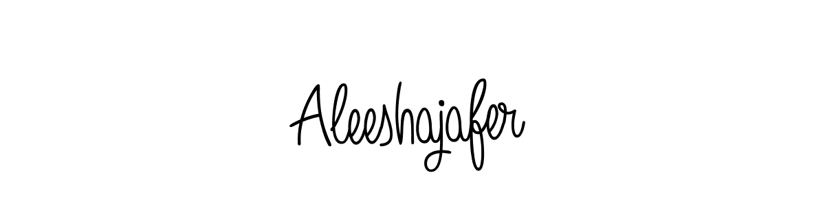 Design your own signature with our free online signature maker. With this signature software, you can create a handwritten (Angelique-Rose-font-FFP) signature for name Aleeshajafer. Aleeshajafer signature style 5 images and pictures png