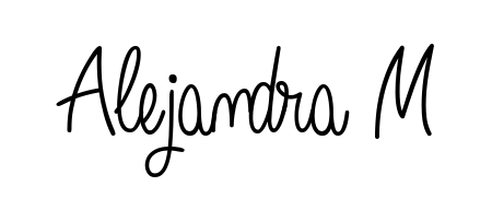A timeless handwritten aesthetic for Alejandra M. The Angelique-Rose-font-FFP font gives your signature a handcrafted feel with natural curves. Alejandra M signature style 5 images and pictures png