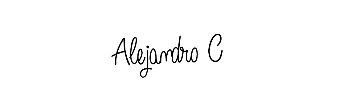 Angelique-Rose-font-FFP is a professional signature style that is perfect for those who want to add a touch of class to their signature. It is also a great choice for those who want to make their signature more unique. Get Alejandro C name to fancy signature for free. Alejandro C signature style 5 images and pictures png