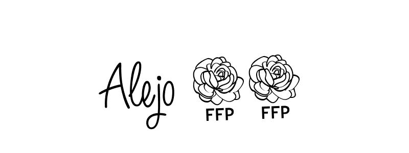 The best way (Angelique-Rose-font-FFP) to make a short signature is to pick only two or three words in your name. The name Alejo 23 include a total of six letters. For converting this name. Alejo 23 signature style 5 images and pictures png