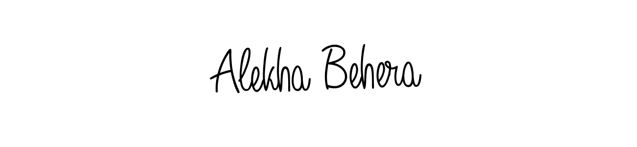 Create a beautiful signature design for name Alekha Behera. With this signature (Angelique-Rose-font-FFP) fonts, you can make a handwritten signature for free. Alekha Behera signature style 5 images and pictures png