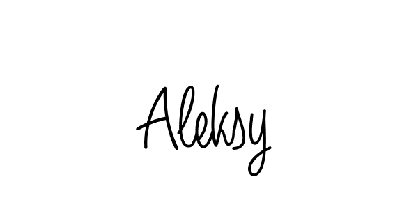 How to make Aleksy name signature. Use Angelique-Rose-font-FFP style for creating short signs online. This is the latest handwritten sign. Aleksy signature style 5 images and pictures png