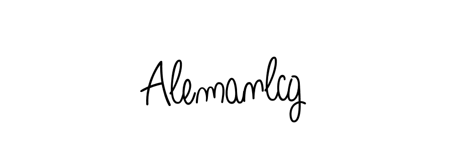 Alemanlcg stylish signature style. Best Handwritten Sign (Angelique-Rose-font-FFP) for my name. Handwritten Signature Collection Ideas for my name Alemanlcg. Alemanlcg signature style 5 images and pictures png