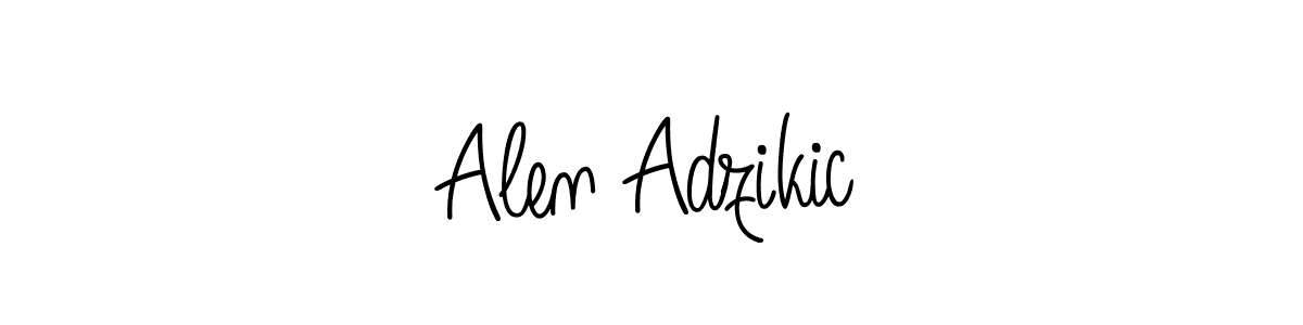 Also You can easily find your signature by using the search form. We will create Alen Adzikic name handwritten signature images for you free of cost using Angelique-Rose-font-FFP sign style. Alen Adzikic signature style 5 images and pictures png