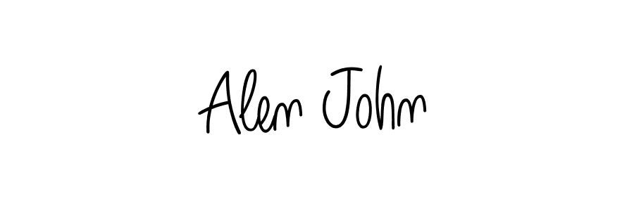 How to make Alen John signature? Angelique-Rose-font-FFP is a professional autograph style. Create handwritten signature for Alen John name. Alen John signature style 5 images and pictures png