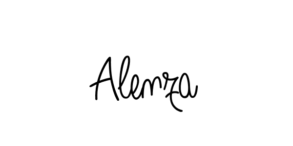 Best and Professional Signature Style for Alenza. Angelique-Rose-font-FFP Best Signature Style Collection. Alenza signature style 5 images and pictures png