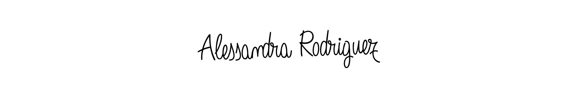 Use a signature maker to create a handwritten signature online. With this signature software, you can design (Angelique-Rose-font-FFP) your own signature for name Alessandra Rodriguez. Alessandra Rodriguez signature style 5 images and pictures png