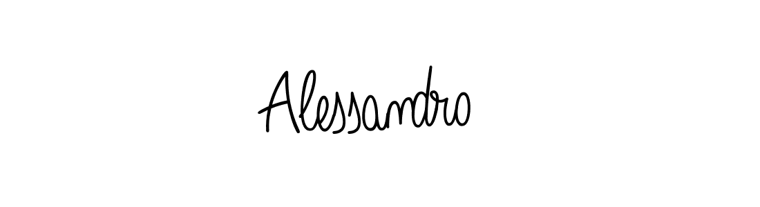 Use a signature maker to create a handwritten signature online. With this signature software, you can design (Angelique-Rose-font-FFP) your own signature for name Alessandro . Alessandro  signature style 5 images and pictures png