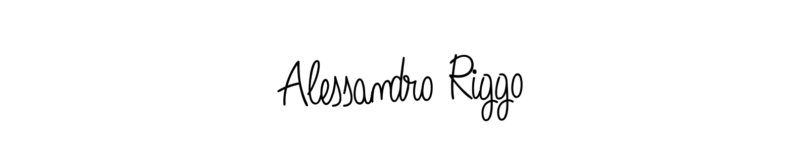 Design your own signature with our free online signature maker. With this signature software, you can create a handwritten (Angelique-Rose-font-FFP) signature for name Alessandro Riggo. Alessandro Riggo signature style 5 images and pictures png