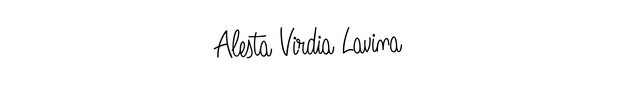 Here are the top 10 professional signature styles for the name Alesta Virdia Lavina. These are the best autograph styles you can use for your name. Alesta Virdia Lavina signature style 5 images and pictures png