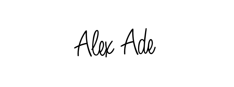 How to make Alex Ade signature? Angelique-Rose-font-FFP is a professional autograph style. Create handwritten signature for Alex Ade name. Alex Ade signature style 5 images and pictures png