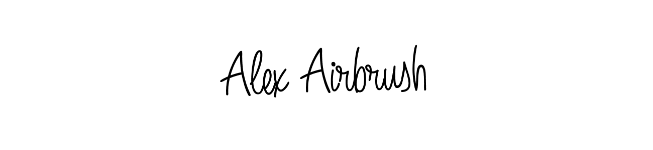 How to Draw Alex Airbrush signature style? Angelique-Rose-font-FFP is a latest design signature styles for name Alex Airbrush. Alex Airbrush signature style 5 images and pictures png