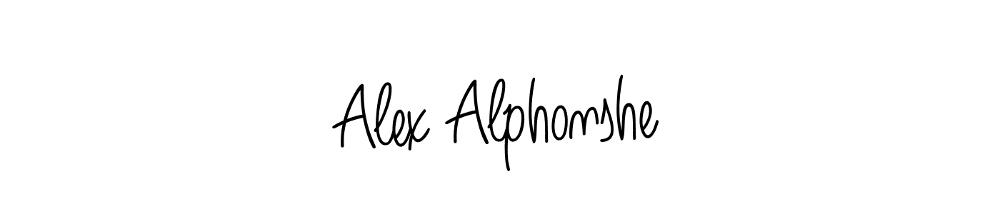 Make a short Alex Alphonshe signature style. Manage your documents anywhere anytime using Angelique-Rose-font-FFP. Create and add eSignatures, submit forms, share and send files easily. Alex Alphonshe signature style 5 images and pictures png