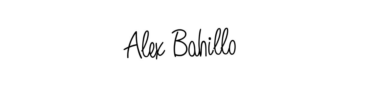 Angelique-Rose-font-FFP is a professional signature style that is perfect for those who want to add a touch of class to their signature. It is also a great choice for those who want to make their signature more unique. Get Alex Bahillo name to fancy signature for free. Alex Bahillo signature style 5 images and pictures png