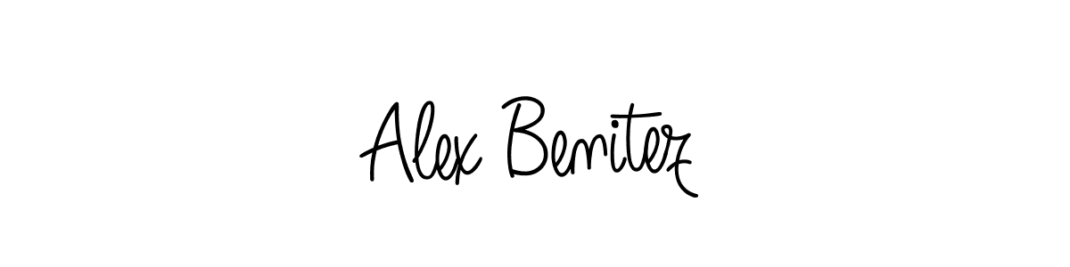 Best and Professional Signature Style for Alex Benitez. Angelique-Rose-font-FFP Best Signature Style Collection. Alex Benitez signature style 5 images and pictures png