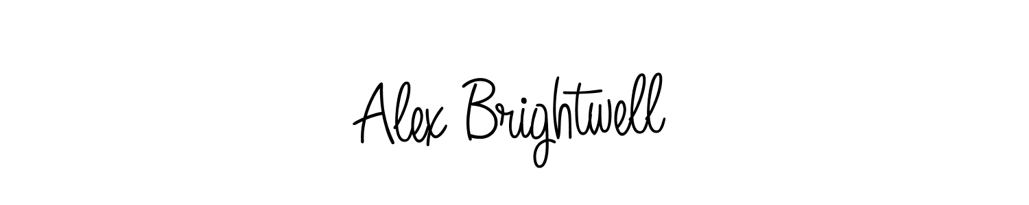 Make a beautiful signature design for name Alex Brightwell. With this signature (Angelique-Rose-font-FFP) style, you can create a handwritten signature for free. Alex Brightwell signature style 5 images and pictures png