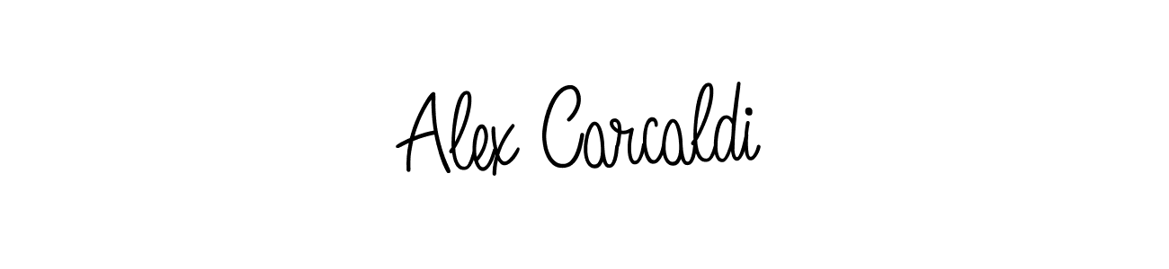 How to make Alex Carcaldi signature? Angelique-Rose-font-FFP is a professional autograph style. Create handwritten signature for Alex Carcaldi name. Alex Carcaldi signature style 5 images and pictures png