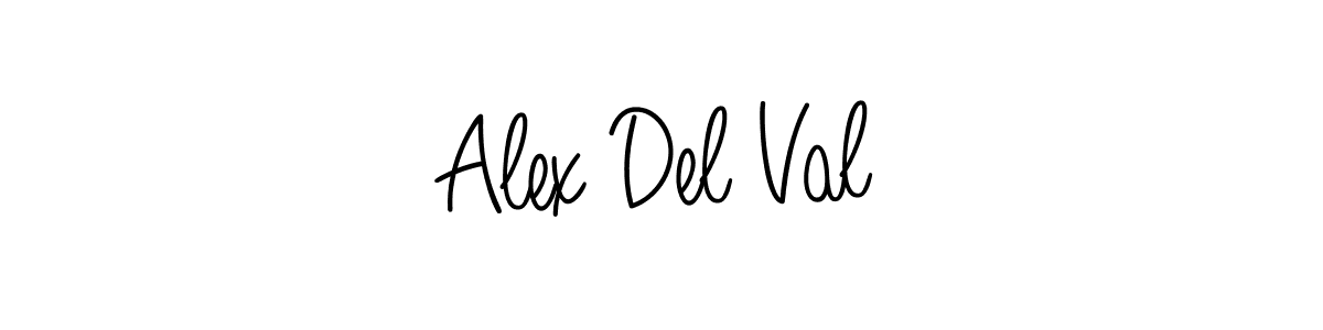 Design your own signature with our free online signature maker. With this signature software, you can create a handwritten (Angelique-Rose-font-FFP) signature for name Alex Del Val. Alex Del Val signature style 5 images and pictures png