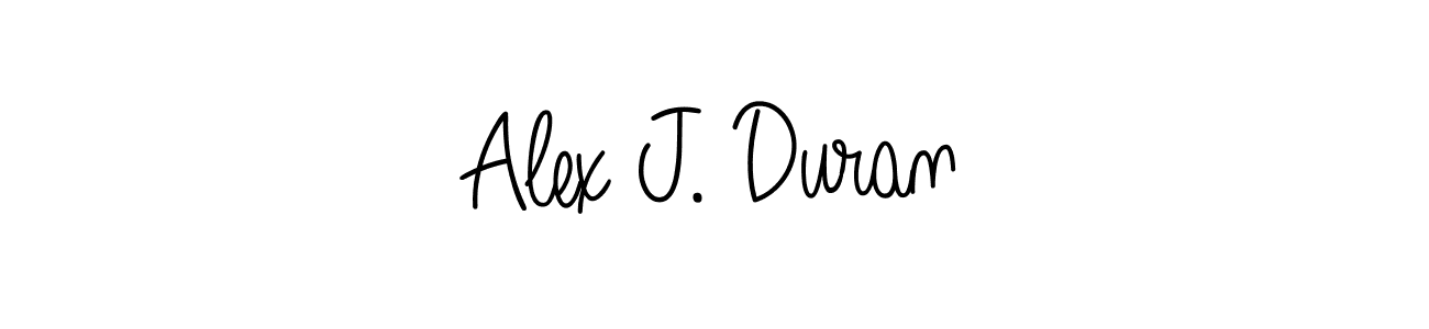 How to Draw Alex J. Duran signature style? Angelique-Rose-font-FFP is a latest design signature styles for name Alex J. Duran. Alex J. Duran signature style 5 images and pictures png