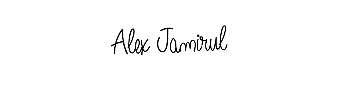 Also we have Alex Jamirul name is the best signature style. Create professional handwritten signature collection using Angelique-Rose-font-FFP autograph style. Alex Jamirul signature style 5 images and pictures png