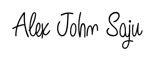 Enhance your business communications with Alex John Saju signature in Angelique-Rose-font-FFP lettering. Clean, modern, and universally compatible. Alex John Saju signature style 5 images and pictures png