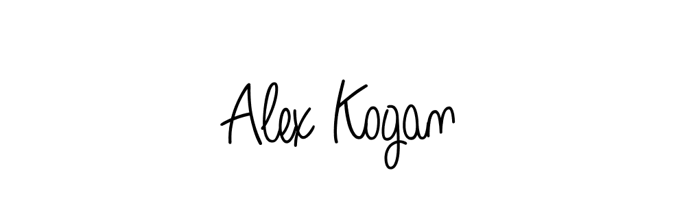 Design your own signature with our free online signature maker. With this signature software, you can create a handwritten (Angelique-Rose-font-FFP) signature for name Alex Kogan. Alex Kogan signature style 5 images and pictures png