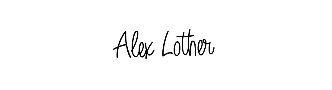 Best and Professional Signature Style for Alex Lother. Angelique-Rose-font-FFP Best Signature Style Collection. Alex Lother signature style 5 images and pictures png