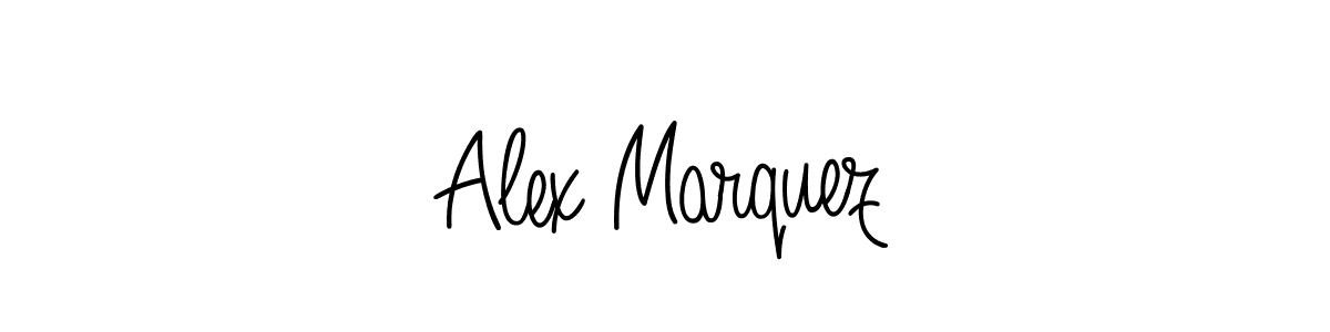 Make a beautiful signature design for name Alex Marquez. With this signature (Angelique-Rose-font-FFP) style, you can create a handwritten signature for free. Alex Marquez signature style 5 images and pictures png