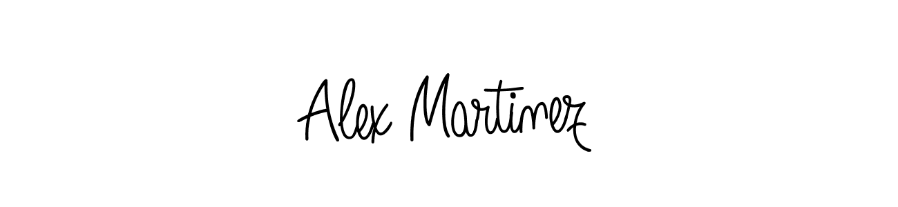 Make a beautiful signature design for name Alex Martinez. With this signature (Angelique-Rose-font-FFP) style, you can create a handwritten signature for free. Alex Martinez signature style 5 images and pictures png