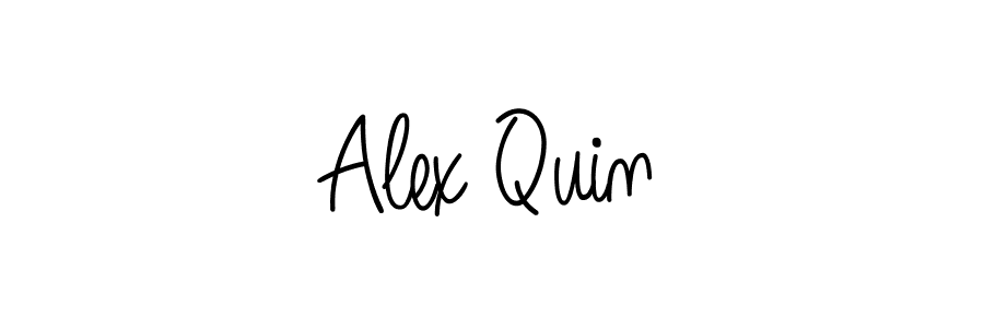 Design your own signature with our free online signature maker. With this signature software, you can create a handwritten (Angelique-Rose-font-FFP) signature for name Alex Quin. Alex Quin signature style 5 images and pictures png