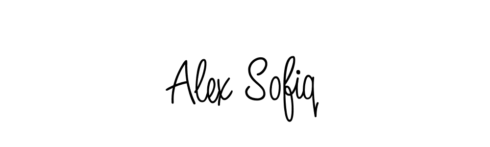 Design your own signature with our free online signature maker. With this signature software, you can create a handwritten (Angelique-Rose-font-FFP) signature for name Alex Sofiq. Alex Sofiq signature style 5 images and pictures png