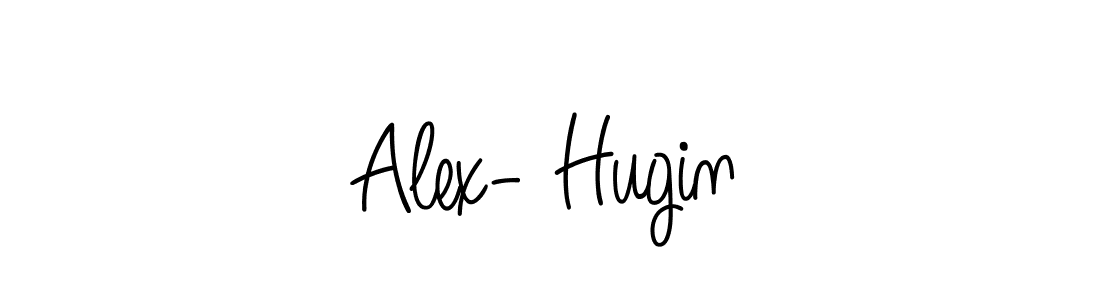 Alex- Hugin stylish signature style. Best Handwritten Sign (Angelique-Rose-font-FFP) for my name. Handwritten Signature Collection Ideas for my name Alex- Hugin. Alex- Hugin signature style 5 images and pictures png