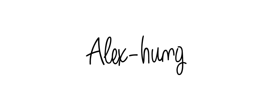 Once you've used our free online signature maker to create your best signature Angelique-Rose-font-FFP style, it's time to enjoy all of the benefits that Alex-hung name signing documents. Alex-hung signature style 5 images and pictures png